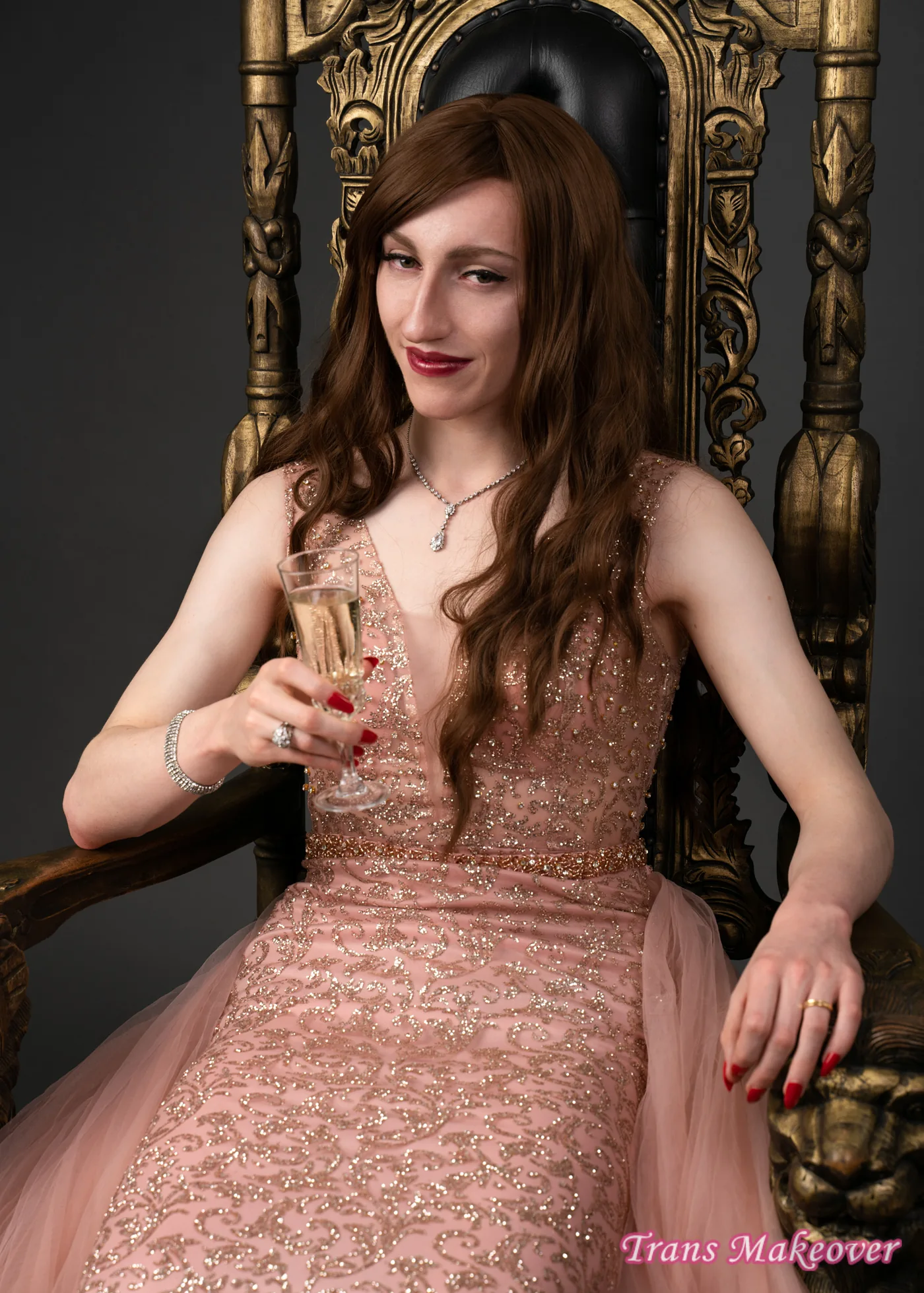 Elegant makeover portrait